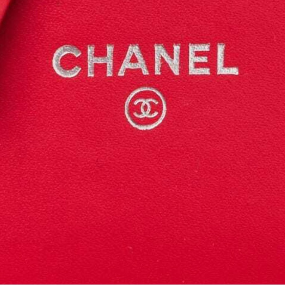 New! Authenticated Chanel CC Patent Leather CORAL RED MINI Bag SHW WOC - Picture 7 of 16